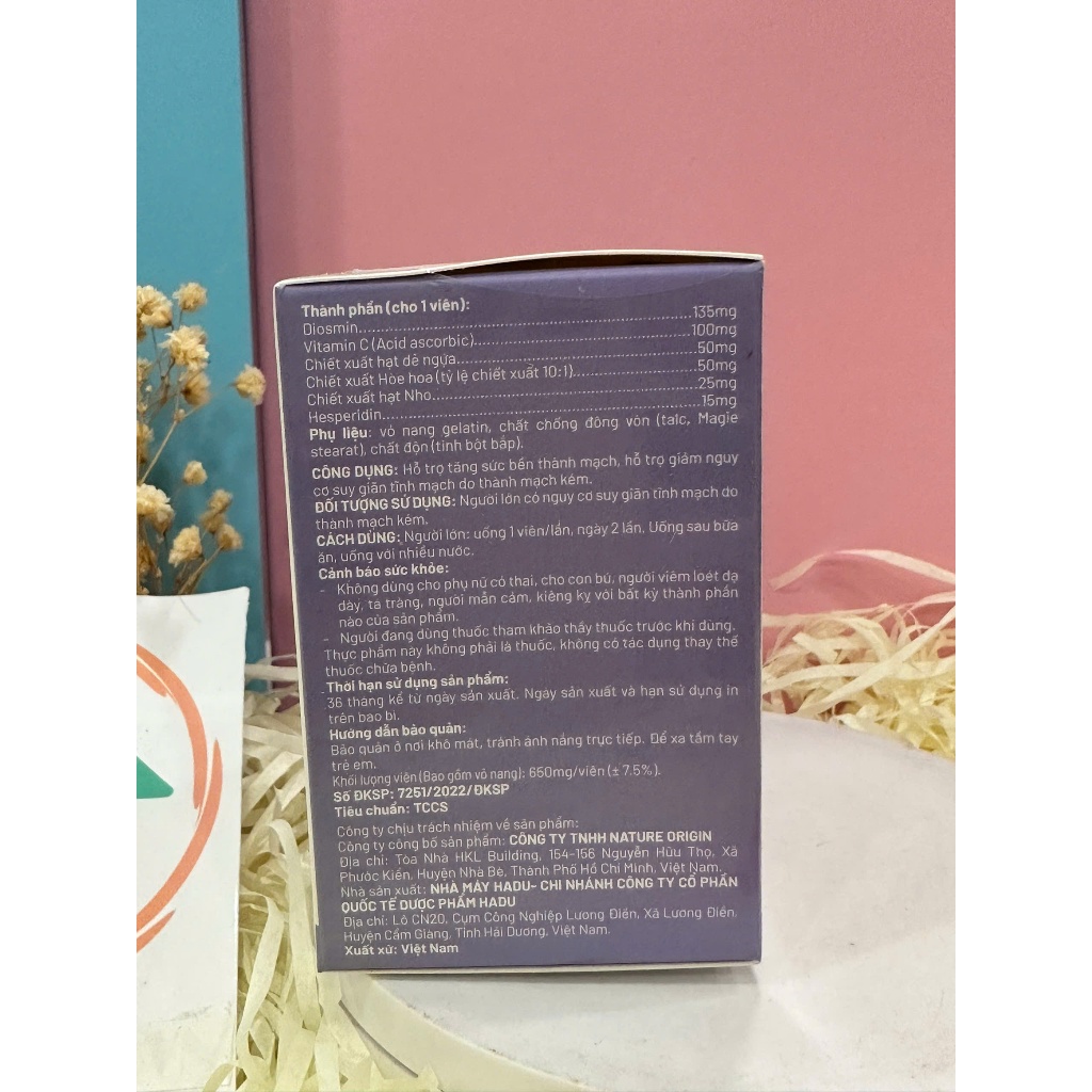 [HÀNG CHÍNH HÃNG] Varilin – Hỗ Trợ Tăng Sức Bền Thành Mạch Giảm Nguy Cơ Suy Giãn Tĩnh Mạch Do Thành Mạch Hiệu Quả