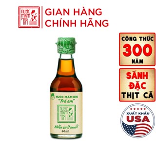 [42N - 60ml] 01 Chai nước mắm tĩn trẻ em cho bé ăn dặm độ đạm 42N 60ML/chai nhiều cá ít muối kích thích vị giác