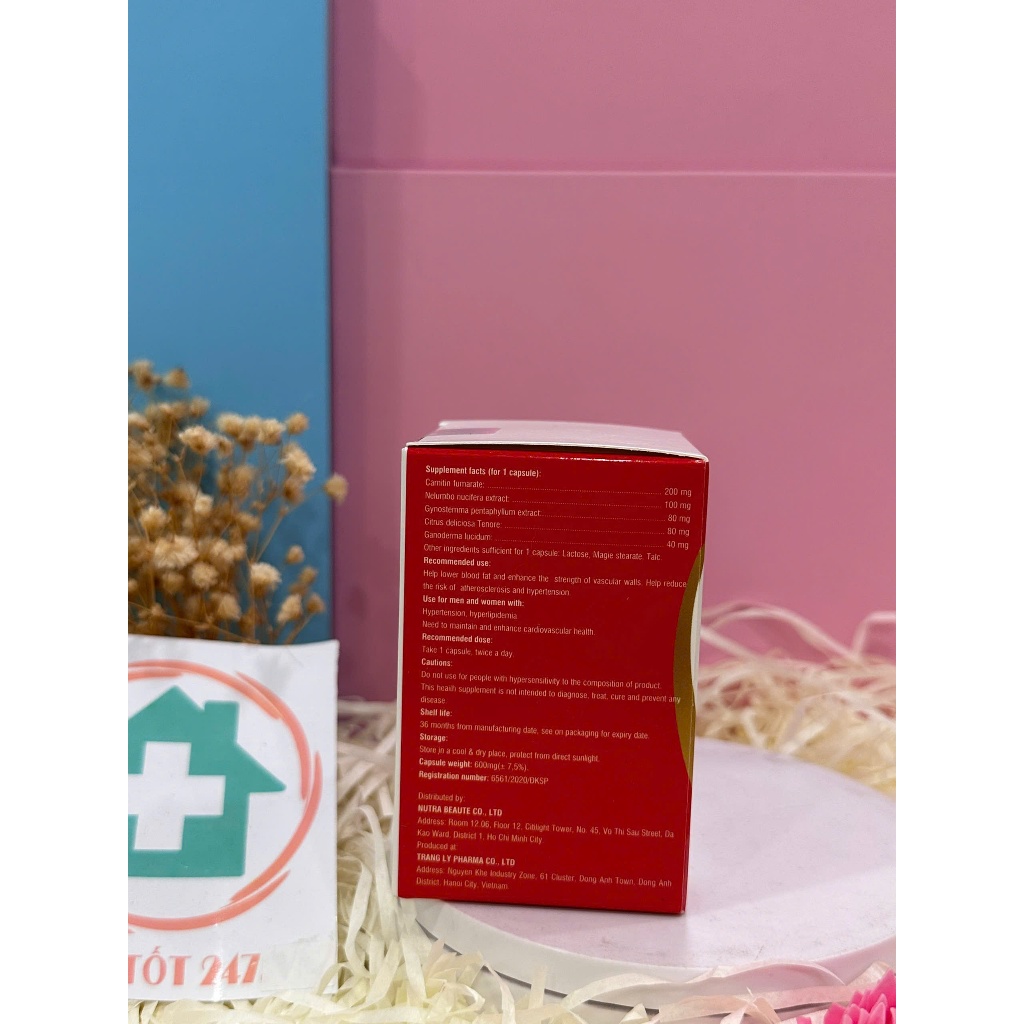 Viên uống Lipixgo hỗ trợ giảm mỡ máu tim mạch - hộp 30 viên