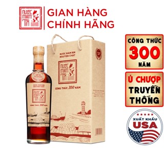 [Nước mắm NGON] 01 Chai Nước mắm Tĩn nhãn đỏ độ đạm 40N chai thủy tinh 500ml rin nguyên chất truyền thống sạch