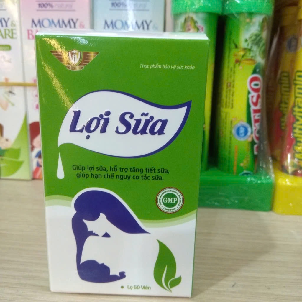 Viên uống Lợi Sữa kingphar - Giúp lợi sữa , tăng tiết sữa , giảm tắc tia sữa , giúp sữa đặc hơn 60V
