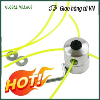  Đầu Máy Cắt Cỏ Bằng Nhôm Thông Dụng dùng dây nhựa làm lưỡi cắt cỏ 