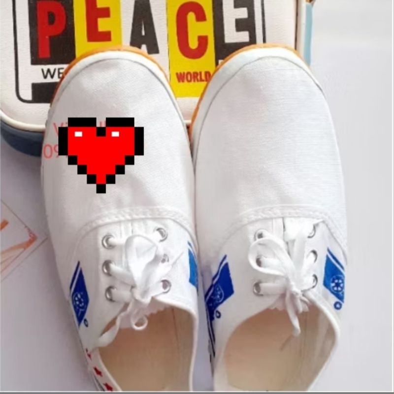 Giày bata trắng cho học sinh cấp 1, cấp 2, cấp 3, giày thể dục, giày đồng phục