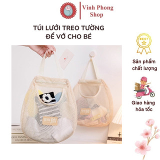 Túi Lưới Đựng Đồ Cỡ Nhỏ, Túi Đựng Đồ Treo Tường, Túi Treo Tường Đê Vớ Cho Bé, Để Đồ Nhỏ, Đồ Lặt Vặt
