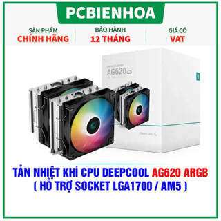   Mã SPHACL7 giảm 6% đơn 1TR2  TẢN NHIỆT KHÍ CPU DEEPCOOL AG620 ARGB   HỖ TRỢ SOCKET LGA1700   AM5   