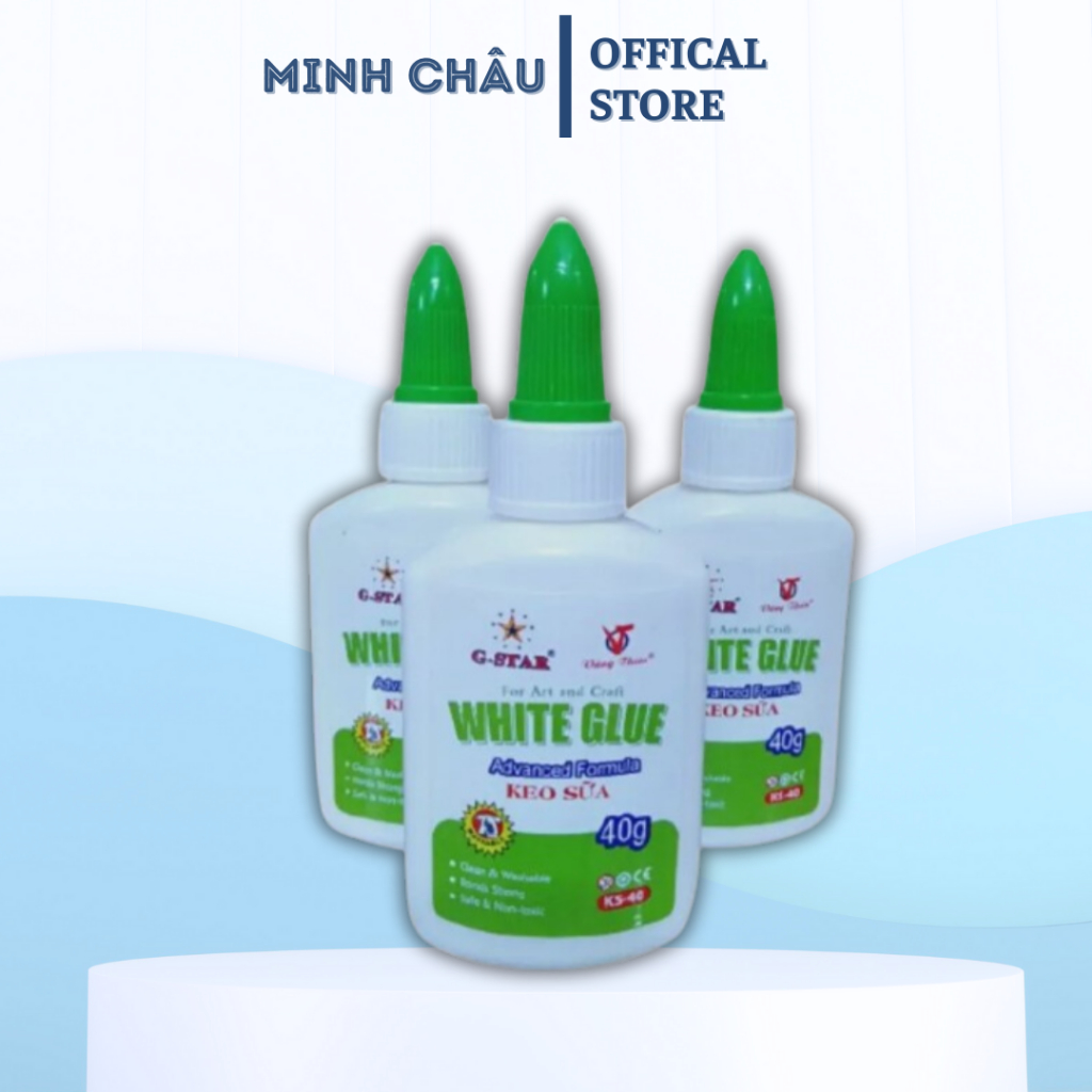 Keo sữa Gstar, 40g-100g, kết dính nhanh và chắc