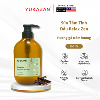 Sữa Tắm Tinh Dầu Yukazan Hương Relax Zen 500ml - Hương Gỗ Trầm Hương