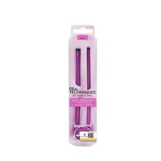 Set 2 Cọ Mắt Viền Và Nhấn Real Technique Smudge and Diffuse Eyeshadow Makeup Brush Set 91530