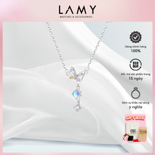 Dây chuyền bạc nữ CDE hồ điệp Butterfly Moonstone Necklace CDE6324SV