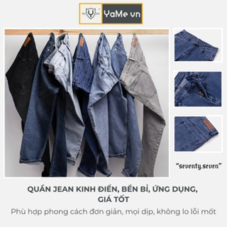 Quần Jean Nam Dài Lưng Gài Thời Trang Thương Hiệu Y2010 Seventy Seven 28 23383 |YaMe|