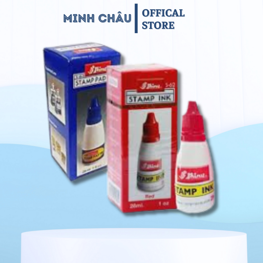 Mực dấu Shiny 28ml,mực đổ con dấu