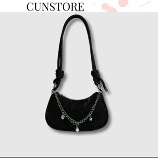 Túi Xách Nữ Kẹp Nách Phối Xích Ling Hàn Quốc