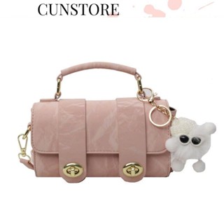 Túi Đeo Chéo Hộp Vuông Nhỏ Thời Trang Sang Chảnh Kèm Móc Khoá Xinh CUN131