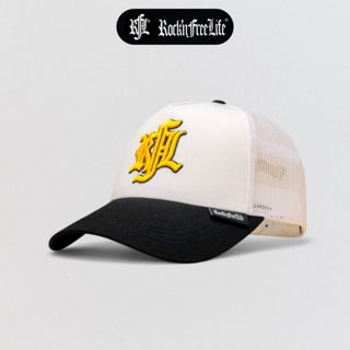 Nón Lưỡi Trai rocknfreelife - Vải Kaki Cotton, Lưới Thoáng Khí Logo Thêu Nổi 2D Phong Cách Cool Ngầu