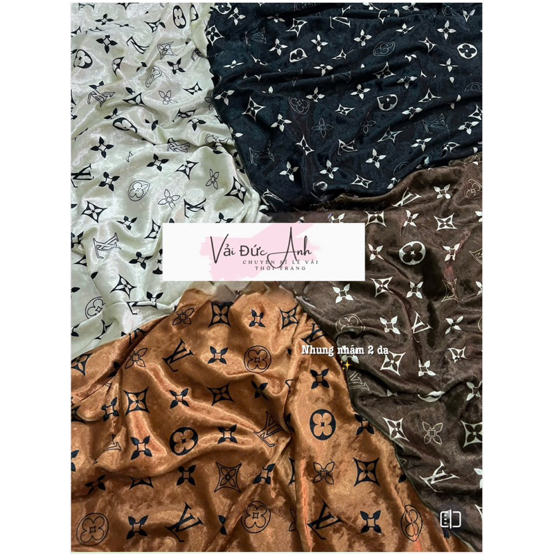 Vải nhung nhám 2 da