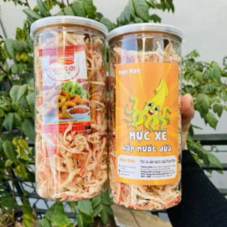 mực hấp cốt dừa xé sợi lọ 200g