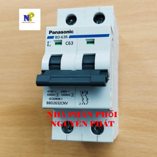 [PANASONIC] Cầu Dao Tự Động MCB 2 Pha