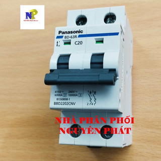 [PANASONIC] Cầu Dao Tự Động MCB 2 Pha