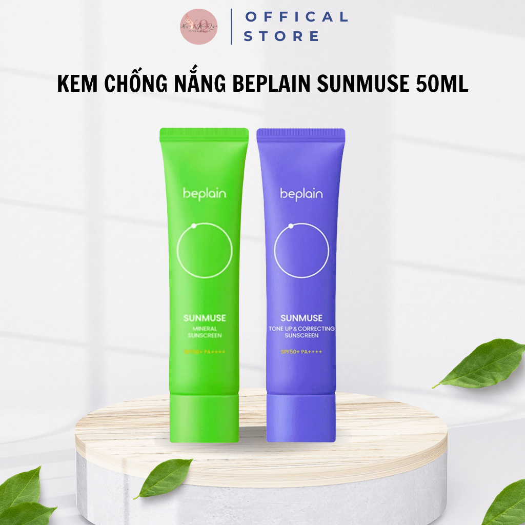 Kem chống nắng Beplain Sunmuse SPF 50+ và PA++++ 50ml