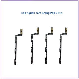 Cáp nguôn +âm lượng tecno Pop 5 lite bóc máy