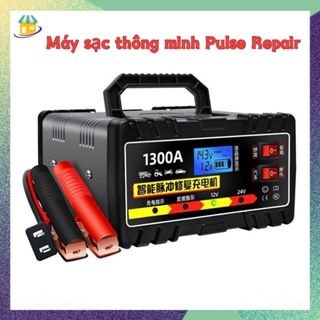  1300A Sạc bình ắc quy ô tô xe máy tự ngắt khi đầy chức năng bảo dưỡng phục hồi ắc quy bằng khử sunfat 