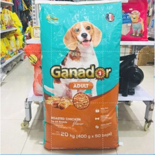 20kg (50 gói 400g ) - Ganador Adult chicken vị gà nướng . Thức ăn chó lớn