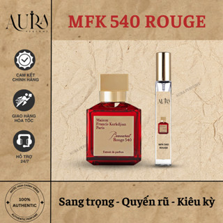 (Auth - 10ml) Nước hoa Unisex Baccarat Rouge 540, chai chiết 10ml / 20ml / 30ml - Aura Perfume