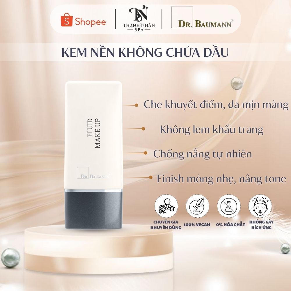 Kem Nền Không Chứa Dầu Dr. Baumann Fluid Make Up 30ml