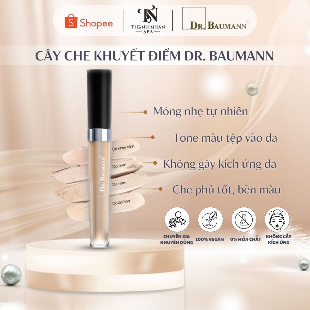 Cây Che Khuyết Điểm Dr. Baumann Liquid Concealer  4.5 ml