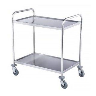 Xe Tiêm, Xe Đẩy 2 Tầng INOX 201 Không Gỉ