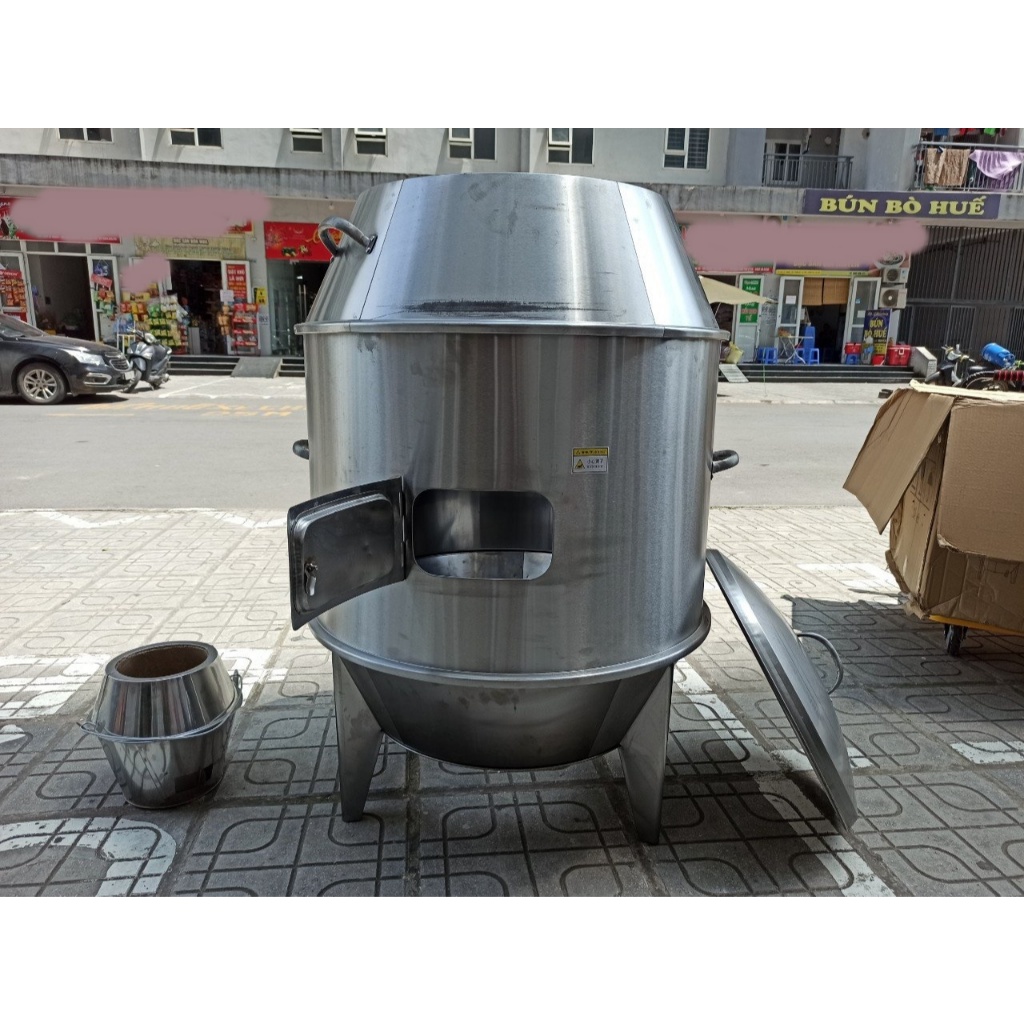 LU QUAY GÀ VỊT INOX, LÒ QUAY GÀ VỊT PHI 80 SENCO80