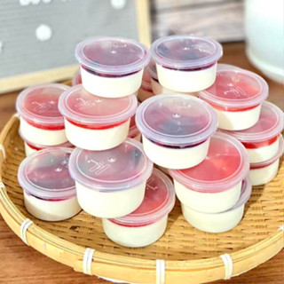 100 Hộp bánh Flan 50ml - Hộp đựng bánh flan - panna cotta - nước chấm