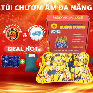 [CHÍNH HÃNG] Túi sưởi Hướng Dương, Mimosa - Túi suởi ấm sạc điện, chườm nóng lạnh, sưởi ấm bụng, chân tay