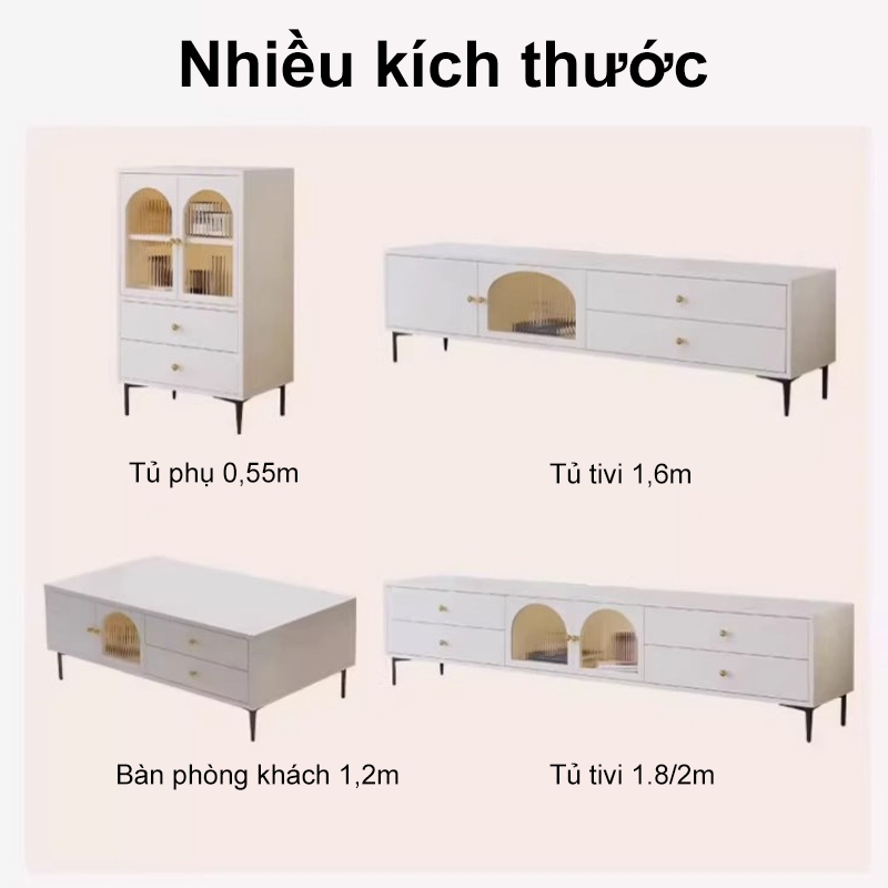 Tủ tivi phòng khách Kệ tivi hiện đại đơn giản,  đặt sàn, kết hợp bàn trà và tủ tivi cho căn hộ nhỏ | BigBuy360 - bigbuy360.vn