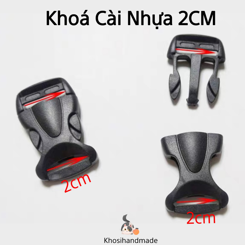 Khóa Cài Nhựa 2CM ( 5K/Cái)