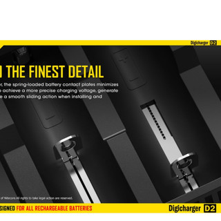SẠC 2 PIN THÔNG MINH NITECORE D2