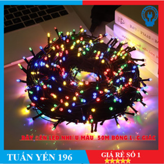  Dây đèn LED nhiều màu 10m / 20m hoặc 50m bóng lục giác chống nước trang trí nhà cửa, cây cối