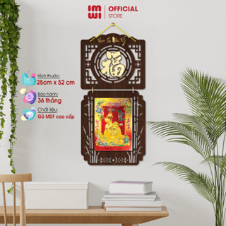 [Mẫu mới 2025] Lịch gỗ treo tường Chữ Phúc phong thủy IMWI GIMIVINA LGVSE04