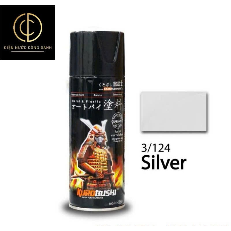 Sơn SAMURAI 124 màu bạc