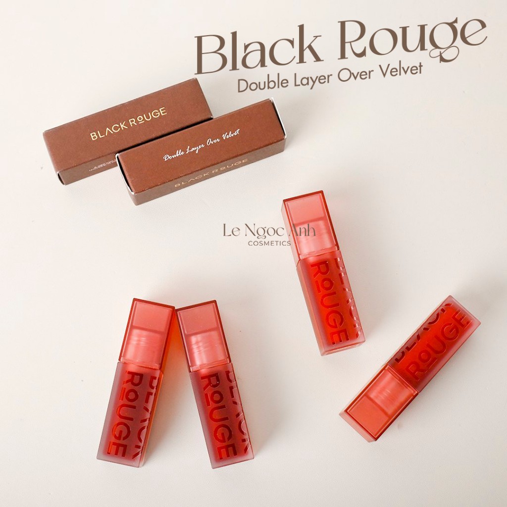 [Chính hãng] Son Black Rouge Double Layer Over Velvet