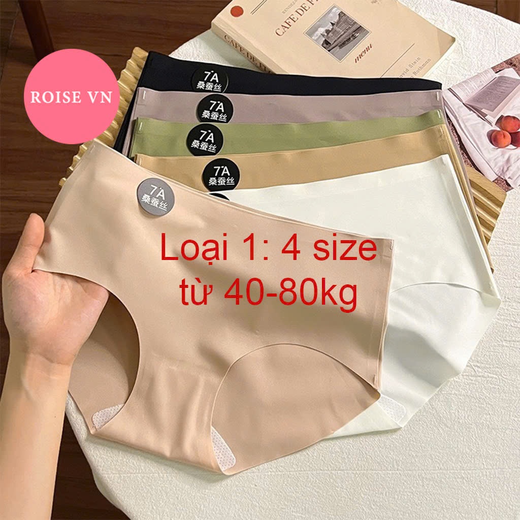  Combo 10 Quần Lót Nữ Đúc Su Thun Lạnh Không Đường May Loại 1 Kháng Khuẩn 7A 