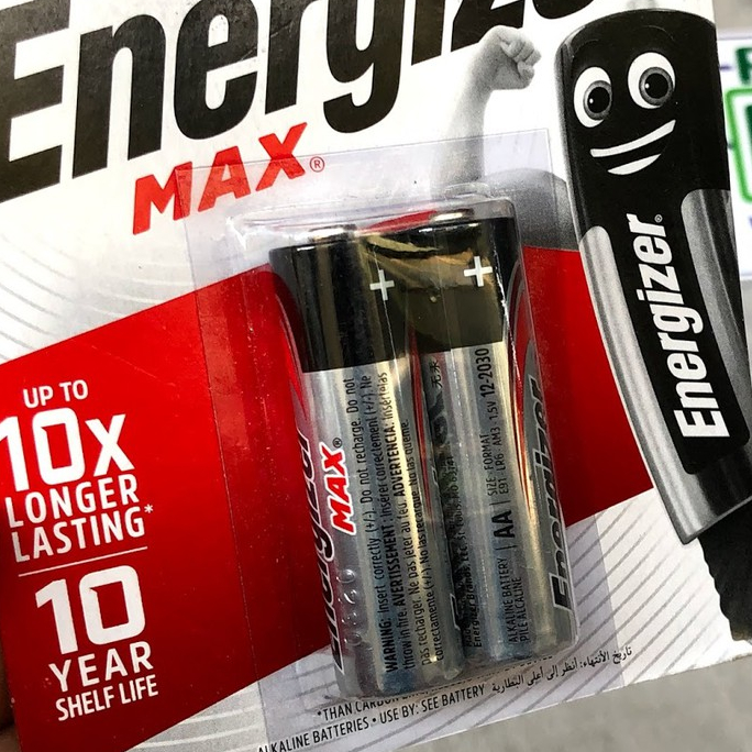 Bộ 2 pin tiểu Energizer Max E91 BP2 AA LR6