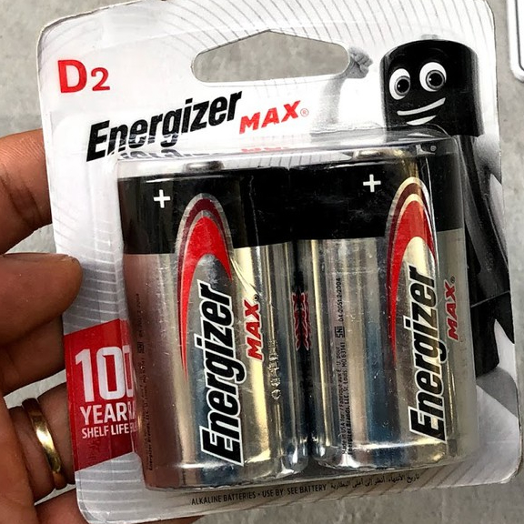 Bộ 2 pin đại Energizer Max Alkaline E95 BP2 D