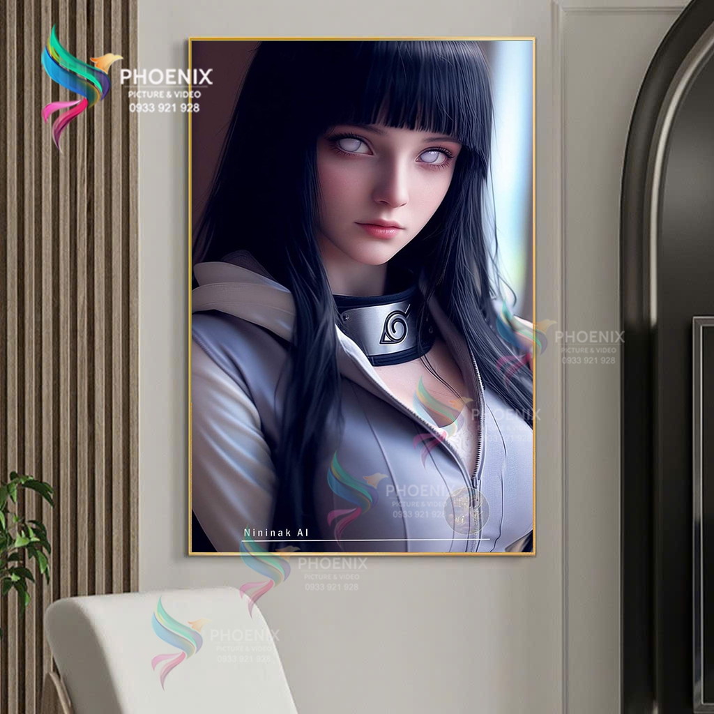 Poster Naruto- Poster Hinata Hyuga dán tường