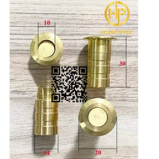 2cái Hố Chặn cát chốt âm 10mm [Hố đồng]