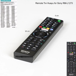 Remote tivi sony huayu rm l1275