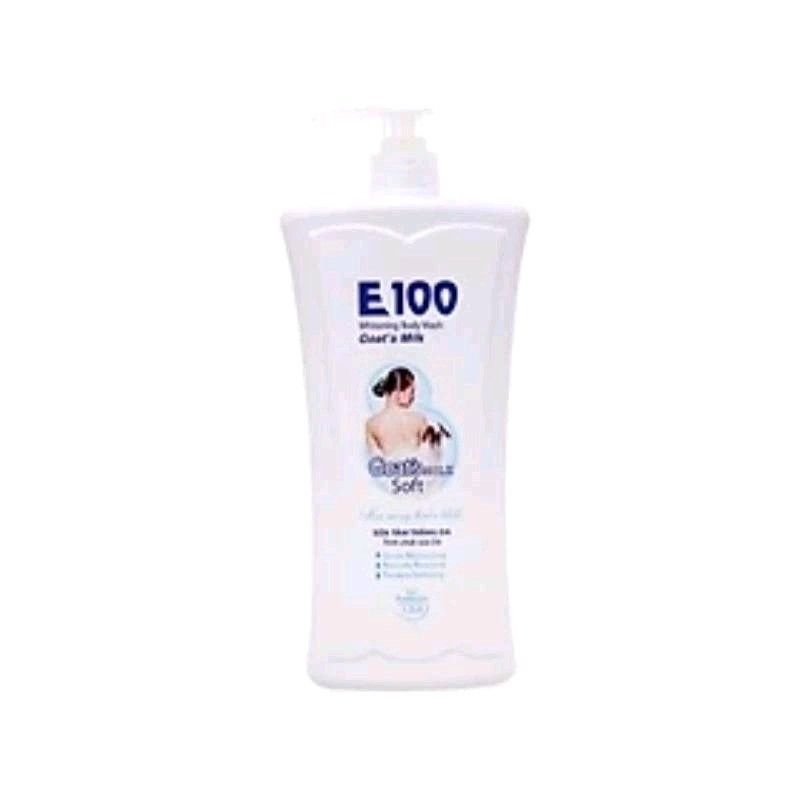 Sữa Tắm E100 Dưỡng Mềm, Trắng Da 520ml, 800ml