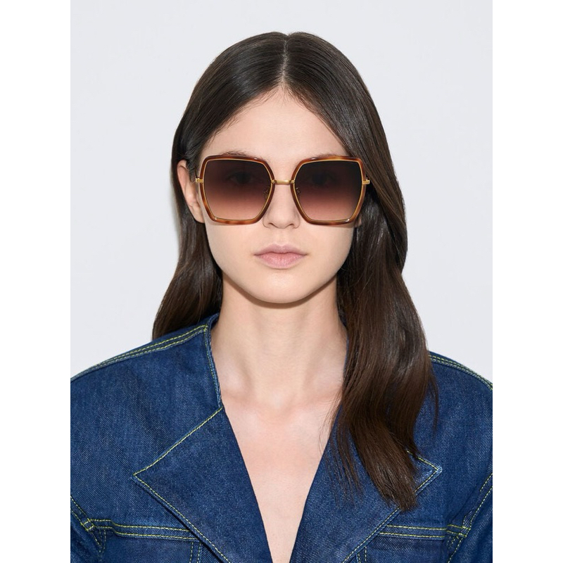 Sale - Kính mát gọng vuông Oversized Square Butterfly