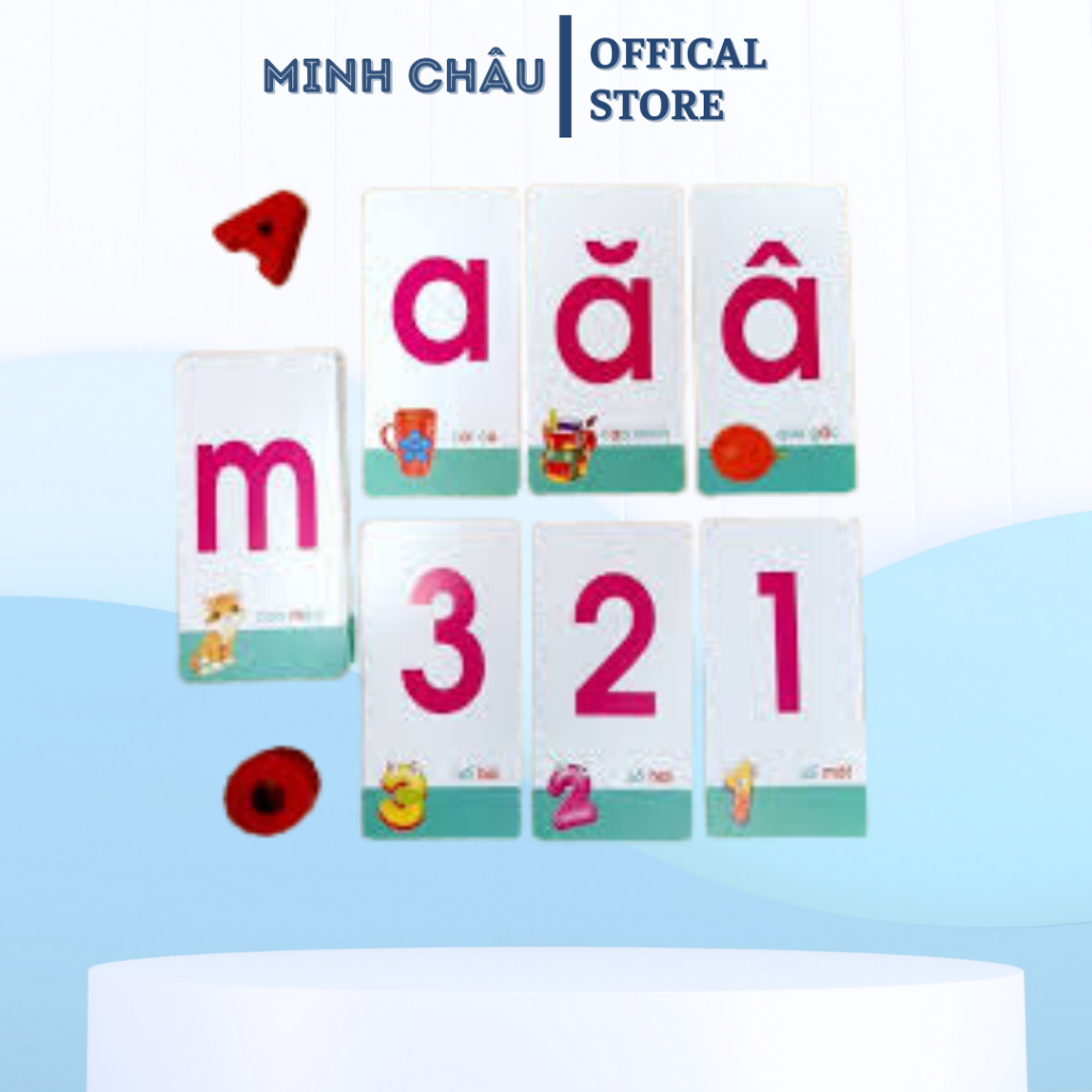 Bộ thẻ chữ cái và số