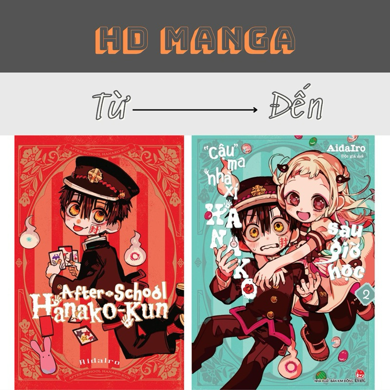 Truyện tranh - Cậu ma nhà xí Hanako - Sau Giờ Học - Tập 1 2 - Tái Bản 2026 NXBKim Đồng